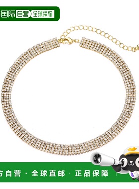 自营adornia14k镀金可调节水晶项链-金色 美国奥莱直发