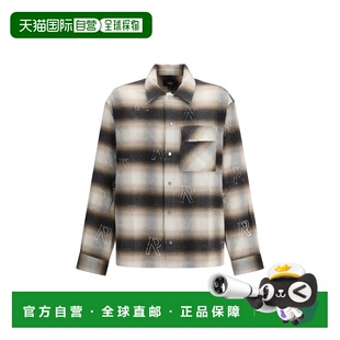 1h可退 香港直邮Represent 男士 Initial 全法兰绒衬衫 MLM100778
