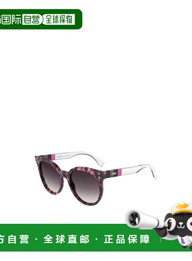 香港直邮FENDI 女士眼镜 FF0083SE70 AW2021 黑色太阳镜