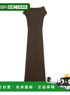 香港直邮MAX MARA 女士连衣裙 1326015706001 AW2025 褐色 Viscos