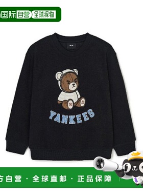 韩国直邮MLB MLB 儿童长袖 T 恤 NQK 7AMTC0246-50BKS Monobear W