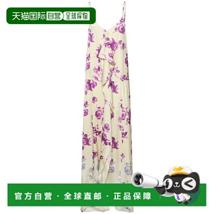 香港直邮Jil 女士 Sander 桑达 玫瑰花印花粘胶纤维 吉尔 1h可退