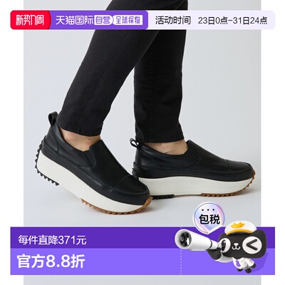 1h可退 日本直邮BEARDSLEY 女士牛革厚底舒适休闲滑步鞋 BEZ10511