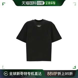 Off White 男士 OMAA120S24 香港直邮潮奢 Polos 米白T恤黑色上衣