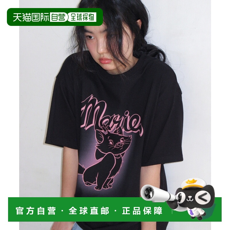 韩国直邮AMES WORLDWIDE 女士女装T恤AM2FMUT515BBK