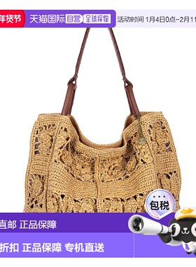 自营 the sakLos Feliz大号手提包-自然色调的花朵 美国奥莱直发