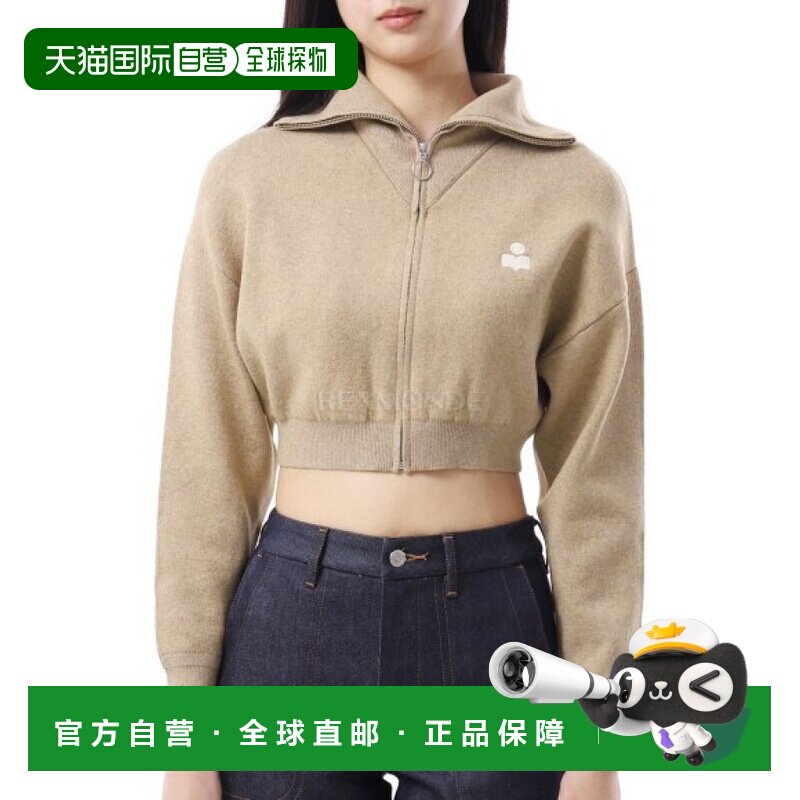 韩国直邮ISABEL MARANT 24SS 恶烷高领针织衫 女士套头针织衫 CA0