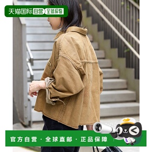 1h可退 日本直邮JOURNAL STANDARD 女装 宽松版型 裁切下摆 轻磅