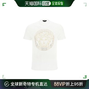 白色男士 T恤 A77987 范思哲 自营｜VERSACE A201952 A1001短袖