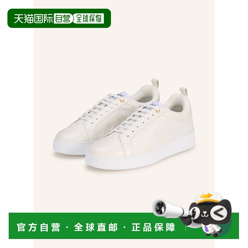 1h可退 香港直邮MCM 男士运动鞋 100161038211002 CO 白色 Sneake