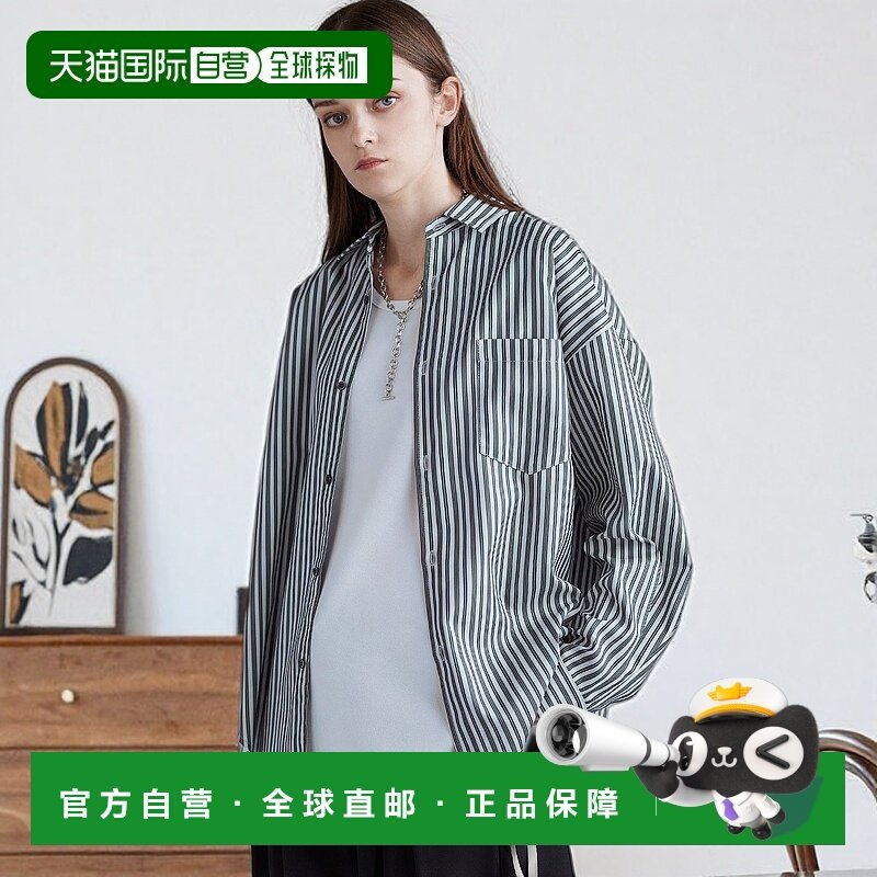 1h可退 日本直邮SOCCE 男女同款防皱宽松长袖衬衫 soc241224