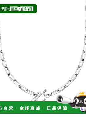 Ross-Simons 纯银回形针环扣项链。 16 英寸 - 20 英寸 【美国奥