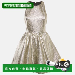 自营Alice + Olivia Metallic Brocade Sleeveless Mini Dress -