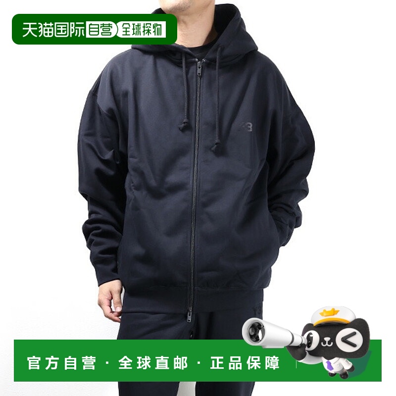 日本直邮Y-3 FL ZIP HODDIE 连帽衫拉链式卫衣长袖带标志棉质男女