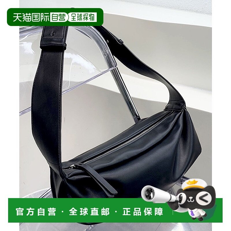 日本直邮florge 柔软横长软皮宽肩包 FL8218AW05079 背包