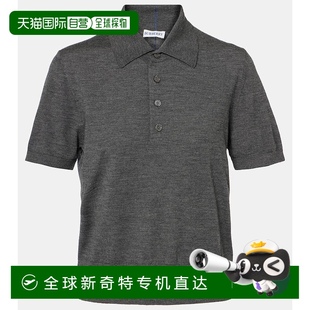 香港直邮潮奢 巴宝莉 1h可退 Burberry grey灰色 女士 羊毛Polo衫