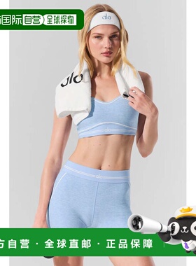 香港直邮alo yoga  Logo松紧腰透气三分  运动短裤  女款w6518rAt