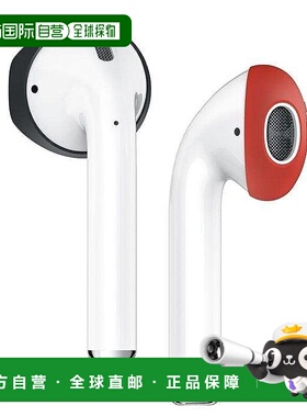 【日本直邮】elago 耳塞 黑色/红色 佩戴AirPods 存放在充电盒中