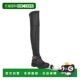Women Faux 自营Guess Black Boots Over Leather Jellio The