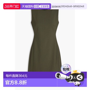 1h可退 香港直邮潮奢 THEORY 希尔瑞 女士 羊毛混纺迷你连衣裙 J0