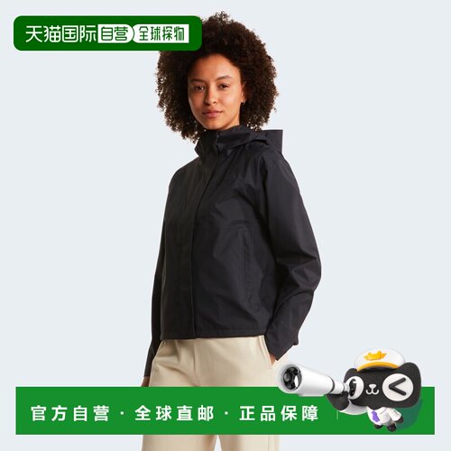 自营欧洲直邮The North Face北面 女士黑色DryVent™三层连帽夹克