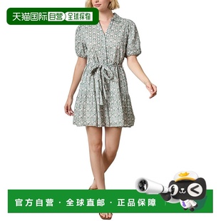 绿色 P分层Peplum连衣裙 美国奥莱直发 Lilla 自营