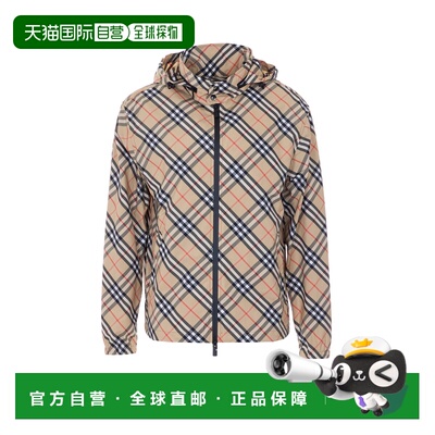 香港直邮BURBERRY 男士夹克 8121319B9368 SS2026 花色 Lightweig