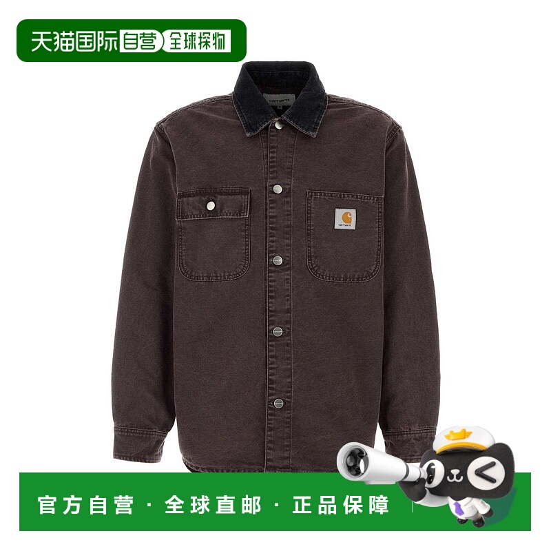 香港直邮CARHARTT WIP 男士 Mitch 棕色牛仔衬衫式夹克 I0362623A