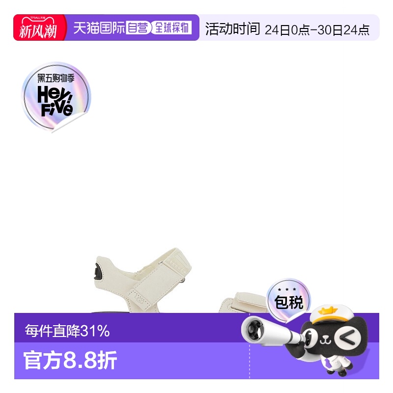 香港直邮Ugg 女士 徽标凉鞋 1136764 white白色 舒适时尚