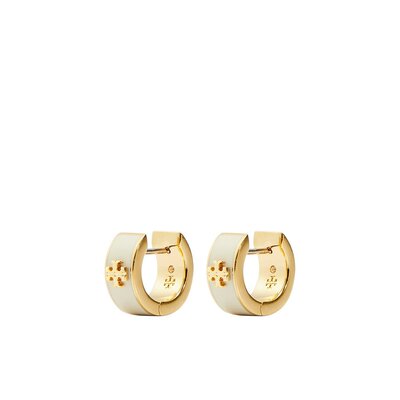TORY BURCH 女士饰品 171094700 SS2025 金色 Kira Huggie 耳环