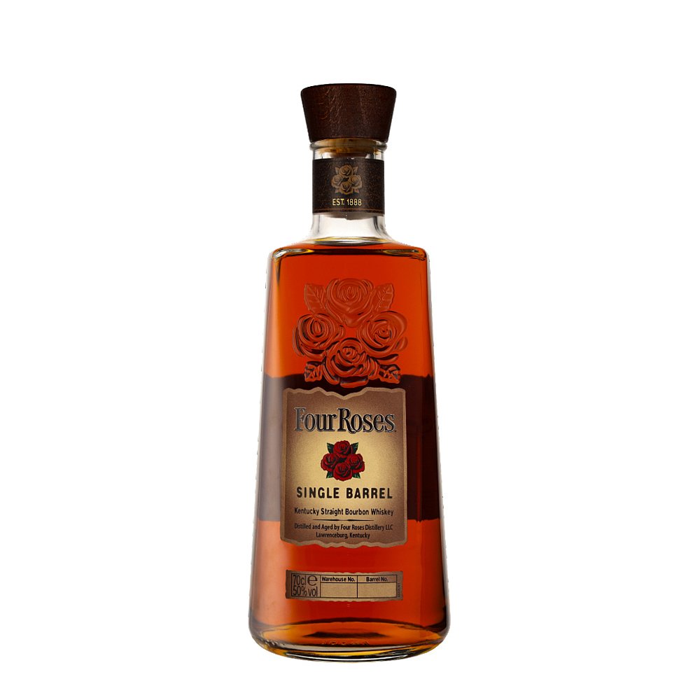 欧洲直邮four roses四玫瑰波本威士忌700ml蒸酿高度洋酒原装进口