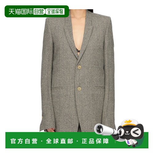 香港直邮奢淘 Rick Owens 长袖西装外套夹克 男 RP02F5752WBI