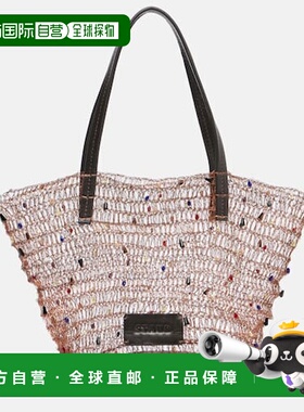 1h可退 香港直邮Staud 女士 宝石精饰手提包 colorful花色 舒适时