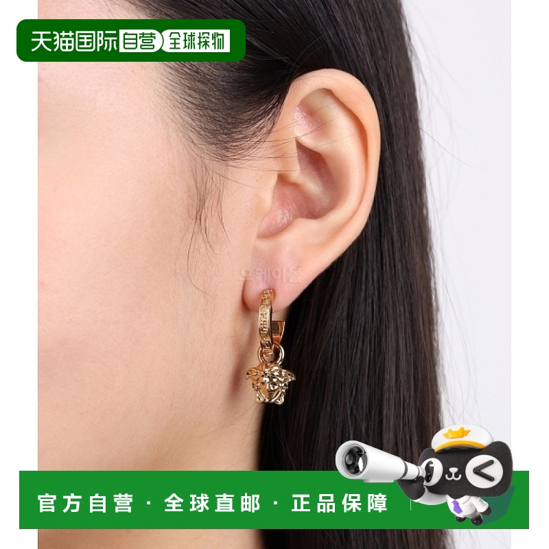 韩国直邮VERSACE范思哲LA MEDUSA美杜莎圆环耳环DG2I135 DJMT KVO