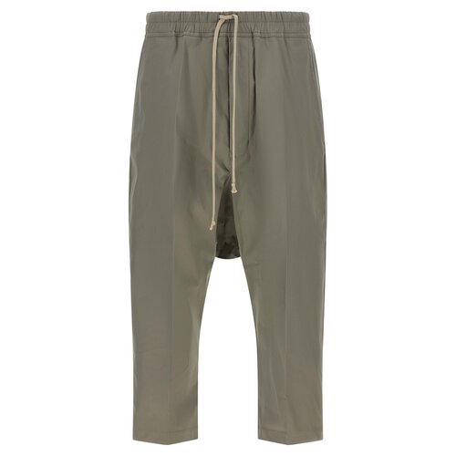 欧洲直邮RICK OWENS 男士休闲裤 RU02F4381TE48 AW2026 灰色