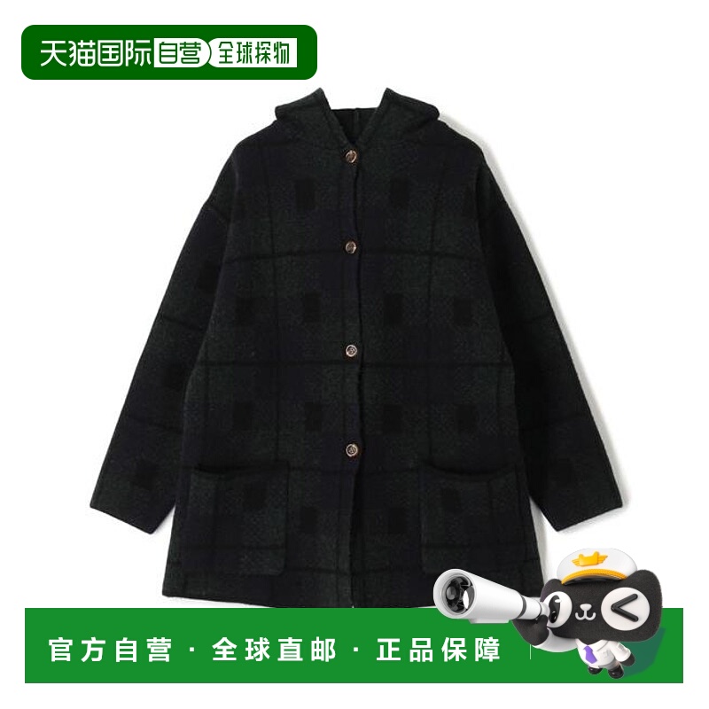 1h可退 日本直邮TOMORROWLAND 【联名】V::room 格子连帽大衣休闲