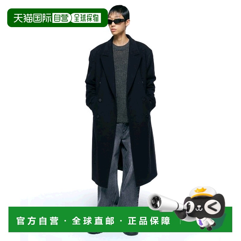 韩国直邮INSILENCE设计师款通用日常休闲宽松时尚大衣IM2C4CT16DN