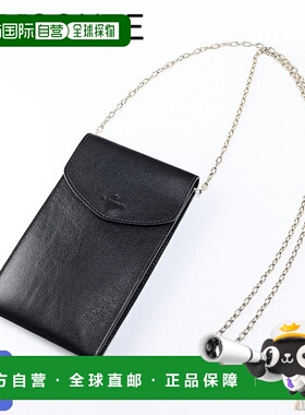 日本直邮IL BISONTE 智能手机单肩包 女士斜挎智能手机仅黑色 SCA