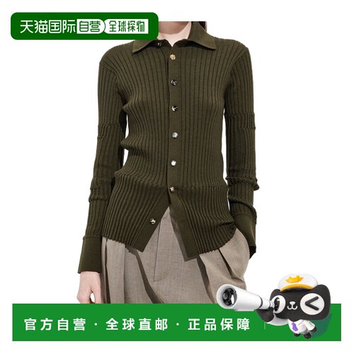 1h可退 香港直邮Bottega Veneta 羊绒长袖针织衫 864453V2DK0开衫