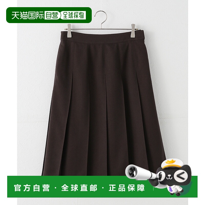 1h可退 日本直邮JOURNAL STANDARD 女装 光泽垂感 皱褶中长裙 半