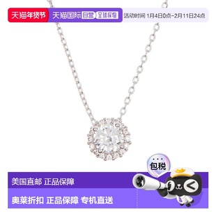 自营 Adornia Swarovski 水晶光环项链 .925 纯银 银 美国奥莱直