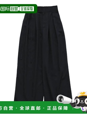 1h可退 日本直邮select MOCA 【Et】 Two-Tuck 直筒 Ribbon 裤子