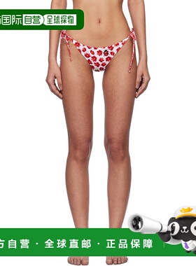 1h可退 香港直邮潮奢 versace 范思哲 女士 白色 & 红色 Strawber