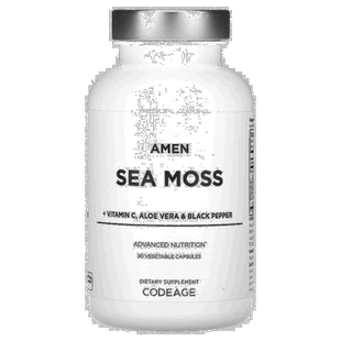 香港直邮Codeage,Amen，海苔 + 维生素 C、芦荟和黑胡椒，90 粒素
