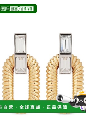 1h可退 香港直邮潮奢 Rabanne 女士 Paco 綴飾 XL 鍊式耳環 25ABB
