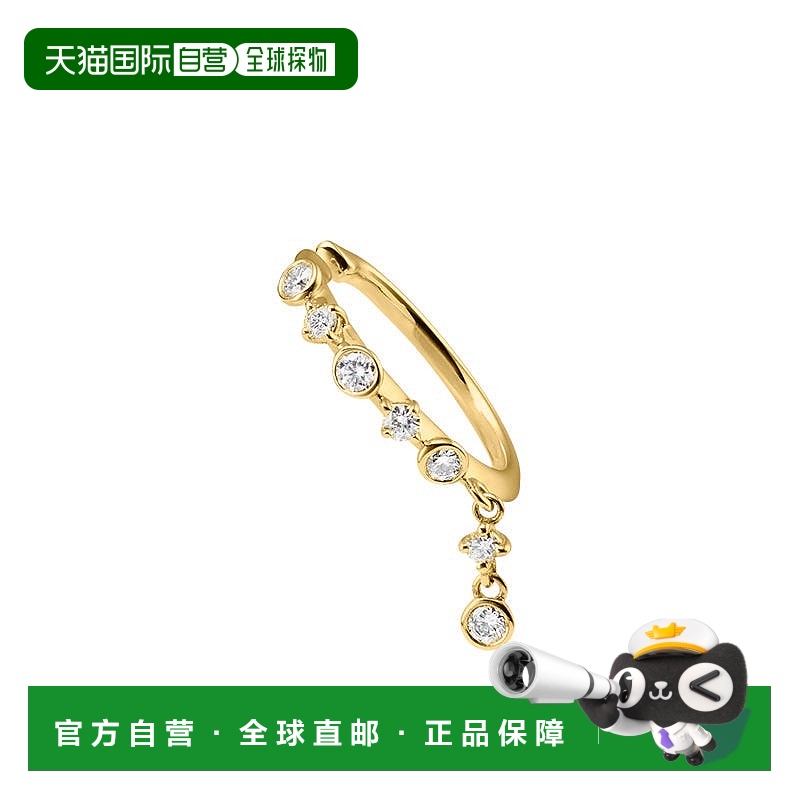 日潮跑腿Mikimoto御木本女士耳套18K黄金钻石时尚潮流百搭珍珠