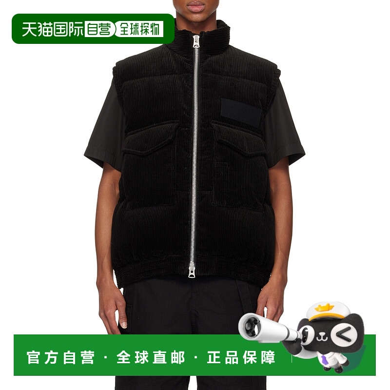 香港直邮Sacai 拉链羽绒马甲 2403488M高端正品休闲时尚流行潮牌