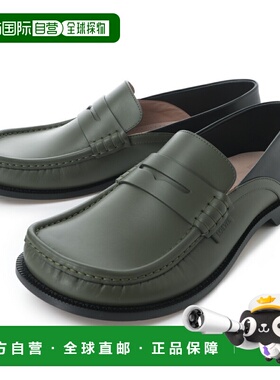 日本直邮LOEWE CAMPO 翻盖乐福鞋绿色男士有大码可选m816290x47 4