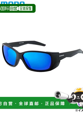 日本直邮Shimano 偏光眼镜 钓鱼眼镜 01 哑光黑/蓝镜 UJ-032Y新款