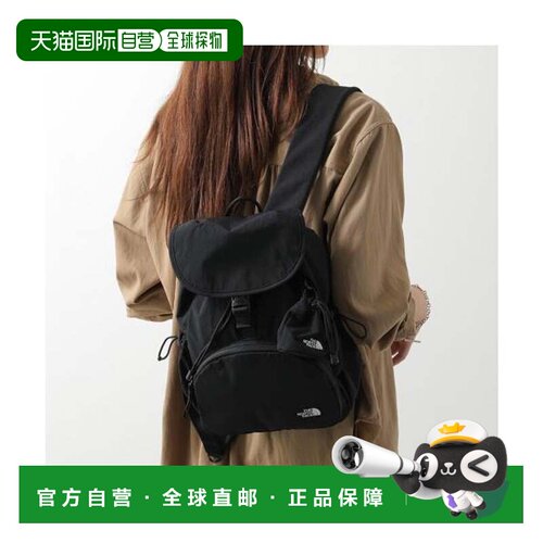 日本直邮THE NORTH FACE 北面白标双肩包 NM2DS21A 黑色